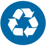 Icon that represents recycling